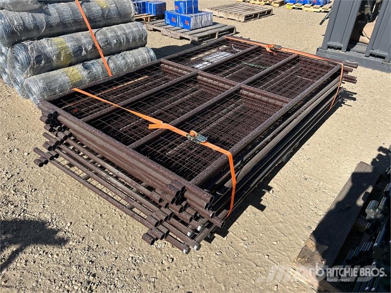 Quantity of (12) BYT MSPP07 7 ft Mesh Livestock P Оборудование для животноводческих ферм