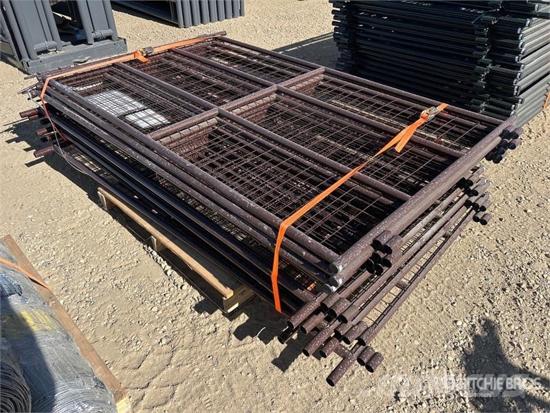 Quantity of (12) BYT MSPP07 7 ft Mesh Livestock P Оборудование для животноводческих ферм