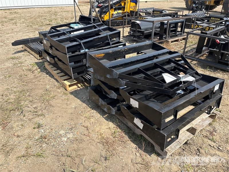 Quantity of (12) Mower King SA 48 in Skid Steer F Forks
