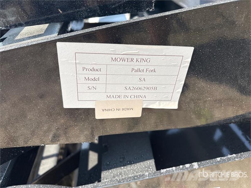 Quantity of (12) Mower King SA 48 in Skid Steer F Forks