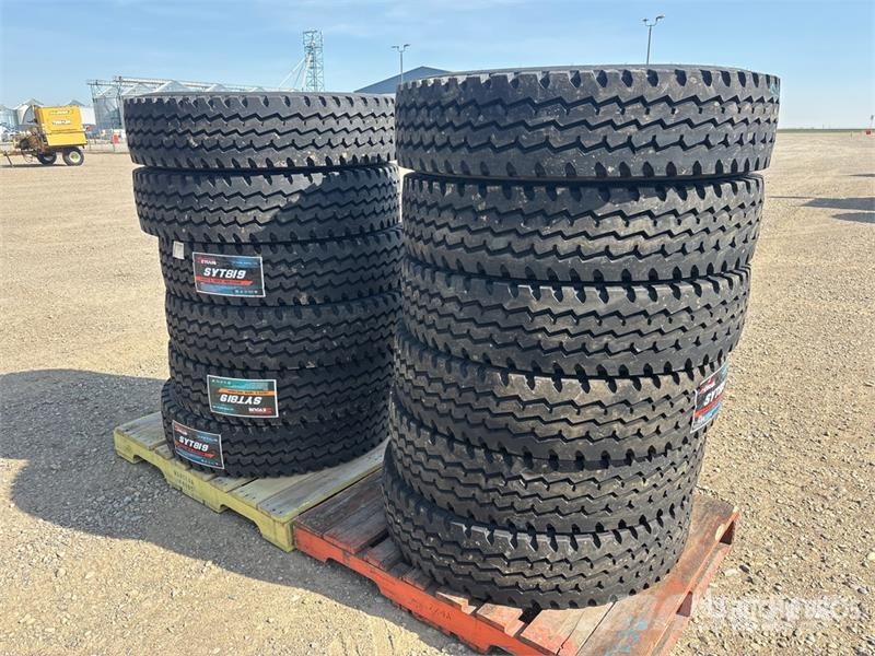 Quantity of (12) Seyoun 11R22.5 Trailer Tires (Unu Tyres, wheels and rims