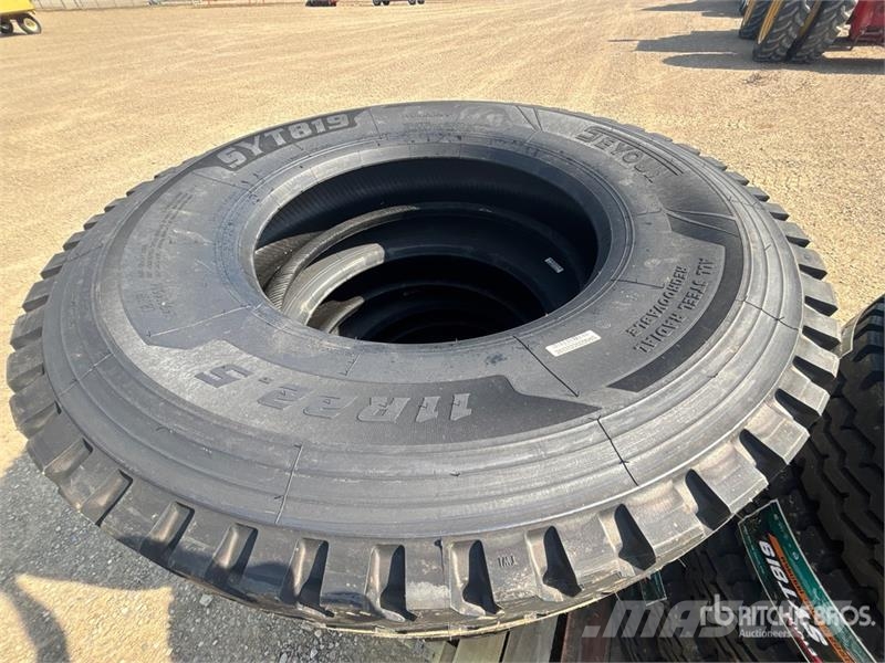Quantity of (12) Seyoun 11R22.5 Trailer Tires (Unu Tyres, wheels and rims