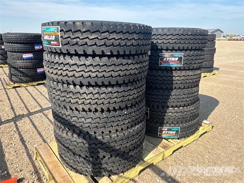 Quantity of (12) Seyoun 11R22.5 Trailer Tires (Unu Tyres, wheels and rims