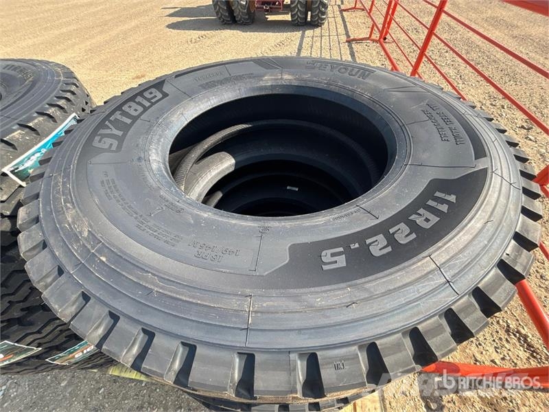 Quantity of (12) Seyoun 11R22.5 Trailer Tires (Unu Tyres, wheels and rims