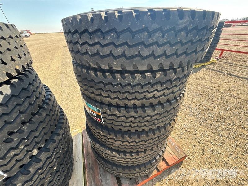 Quantity of (12) Seyoun 11R22.5 Trailer Tires (Unu Tyres, wheels and rims