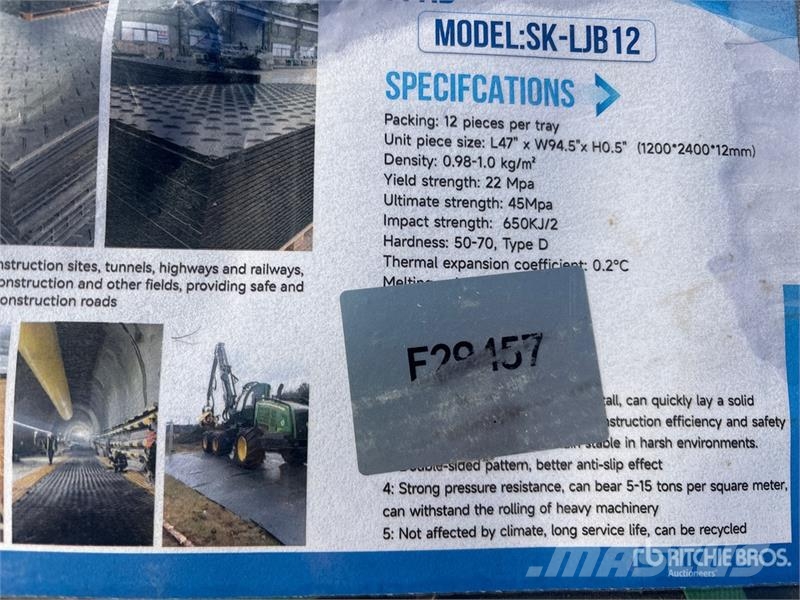 Quantity of (12) SKLP SK-LJB12 94 in x 47 in Road Transportation - Others