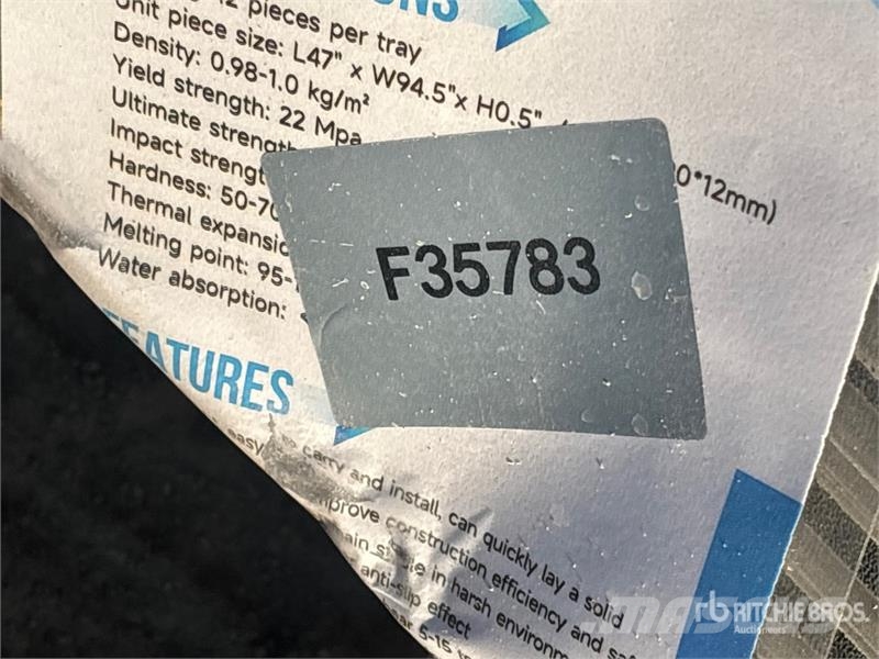 Quantity of (12) SKLP SK-LJB12 94 in x 47 in Poly Drilling equipment accessories and spare parts