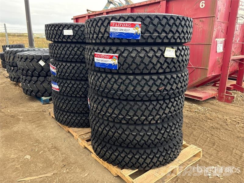 Quantity of (12) Taitong 11R24.5 Tires (Unused) 轮胎、车轮和轮圈
