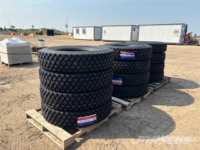 Quantity of (12) Taitong 11R24.5 Drive Tires (Unus Tyres, wheels and rims