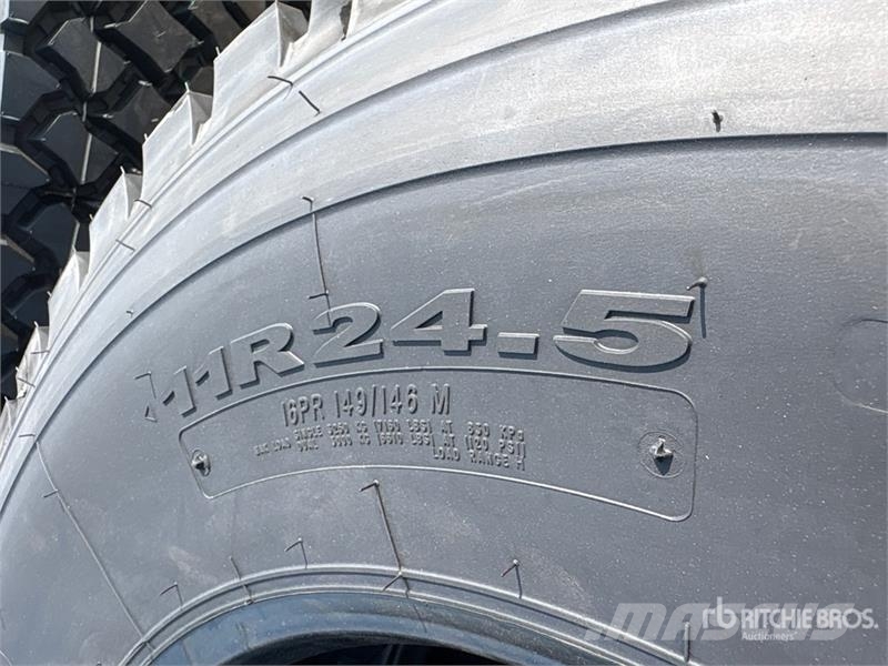 Quantity of (12) Taitong 11R24.5 Drive Tires (Unus Tyres, wheels and rims