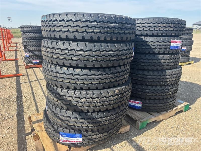 Quantity of (12) Taitong 11R24.5 Trailer Tires (Un Tyres, wheels and rims