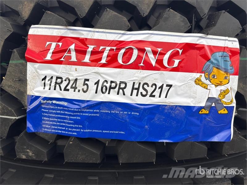 Quantity of (12) Taitong 11R24.5 Tires (Unused) 轮胎、车轮和轮圈