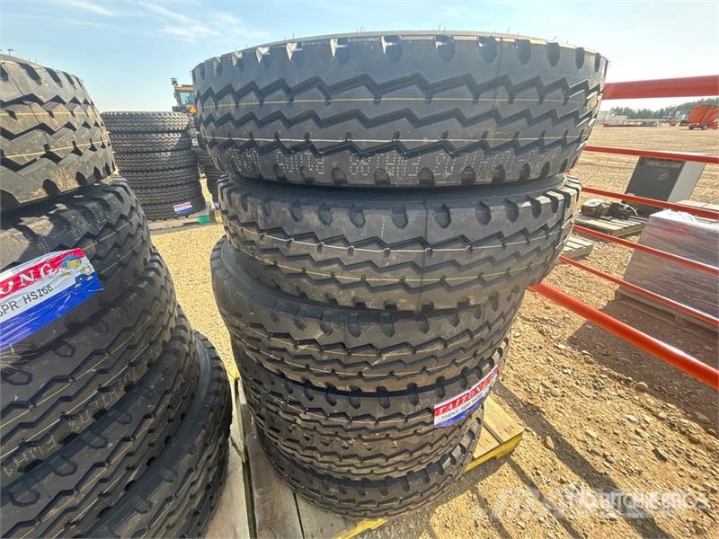 Quantity of (12) Taitong 11R24.5 Trailer Tires (Un Tyres, wheels and rims