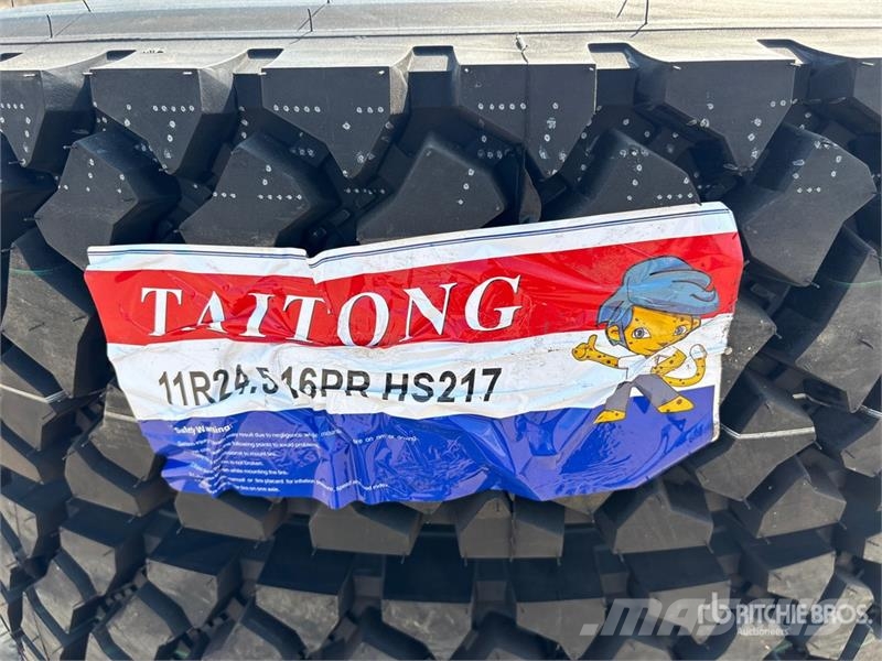 Quantity of (12) Taitong 11R24.5 Drive Tires (Unus Tyres, wheels and rims