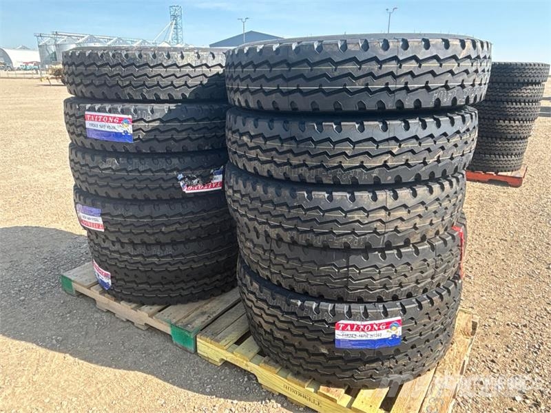 Quantity of (12) Taitong 11R24.5 Trailer Tires (Un Tyres, wheels and rims