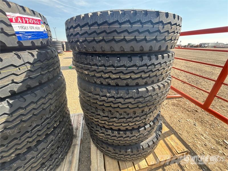 Quantity of (12) Taitong 11R24.5 Trailer Tires (Un Tyres, wheels and rims