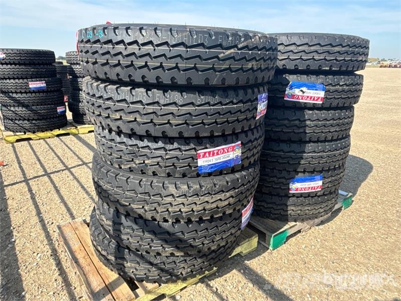 Quantity of (12) Taitong 11R24.5 Trailer Tires (Un Tyres, wheels and rims