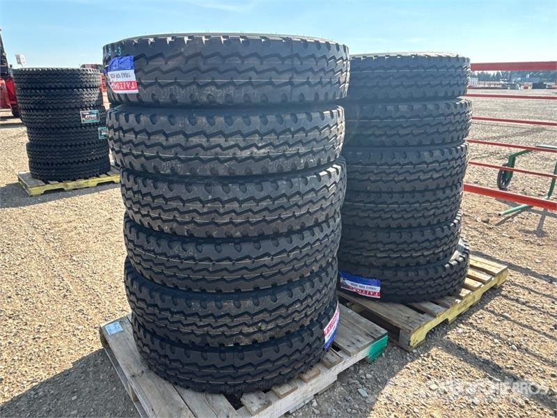 Quantity of (12) Taitong 11R24.5 Trailer Tires (Un Tyres, wheels and rims