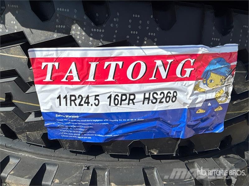 Quantity of (12) Taitong 11R24.5 Trailer Tires (Un Tyres, wheels and rims