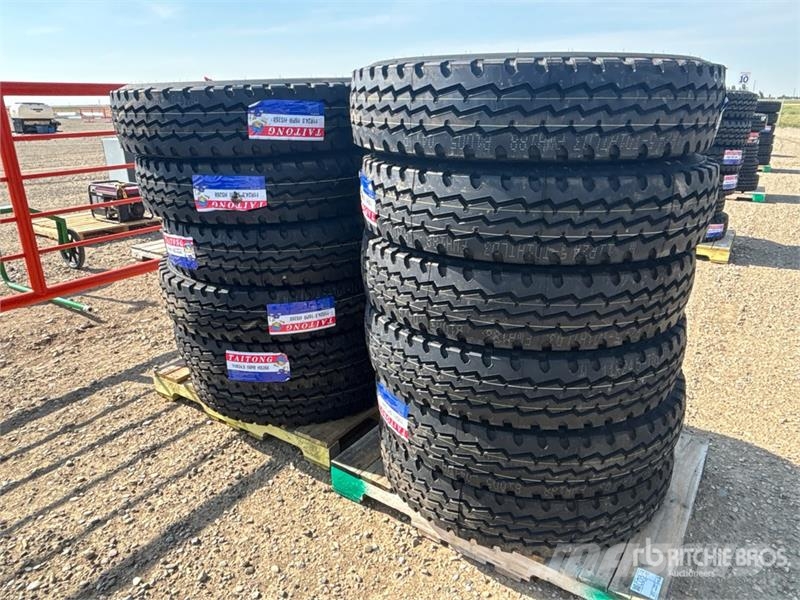 Quantity of (12) Taitong 11R24.5 Trailer Tires (Un Tyres, wheels and rims