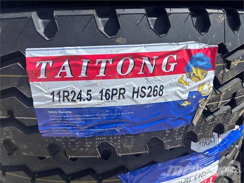 Quantity of (12) Taitong 11R24.5 Trailer Tires (Un Tyres, wheels and rims