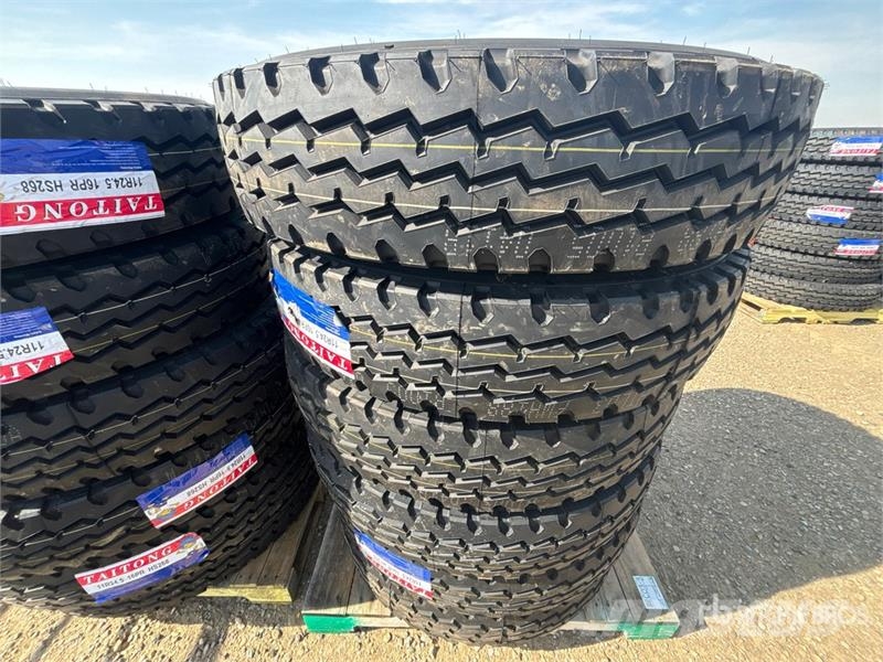 Quantity of (12) Taitong 11R24.5 Trailer Tires (Un Tyres, wheels and rims