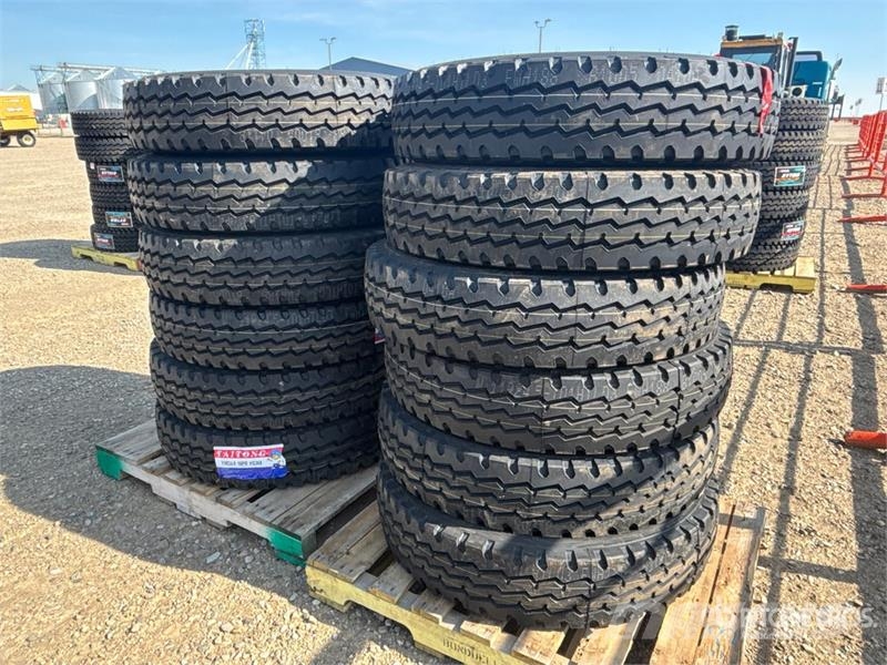 Quantity of (12) Taitong 11R24.5 Trailer Tires (Un Tyres, wheels and rims