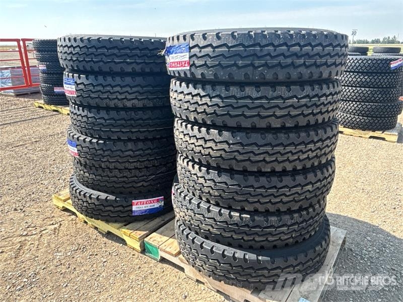 Quantity of (12) Taitong 11R24.5 Trailer Tires (Un Tyres, wheels and rims