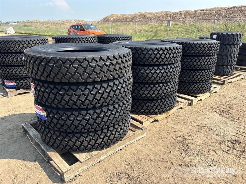Quantity of (12) Taitong 11R24.5 Drive Tires (Unus Tyres, wheels and rims