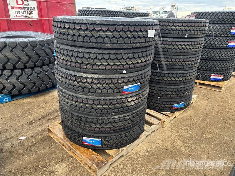 Quantity of (12) Truefast 11R24.5 Drive Tires (Unu 轮胎、车轮和轮圈