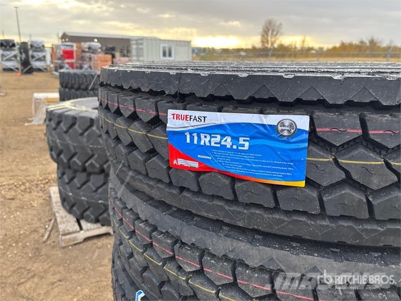 Quantity of (12) Truefast 11R24.5 Drive Tires (Unu 轮胎、车轮和轮圈
