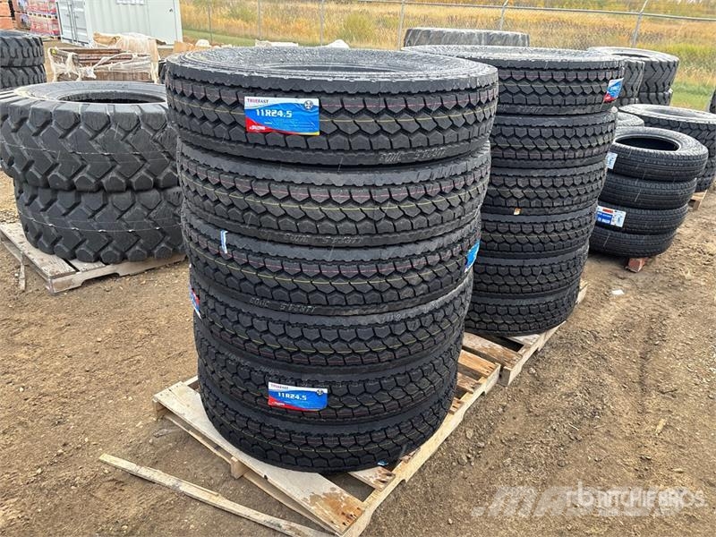Quantity of (12) Truefast 11R24.5 Drive Tires (Unu 轮胎、车轮和轮圈