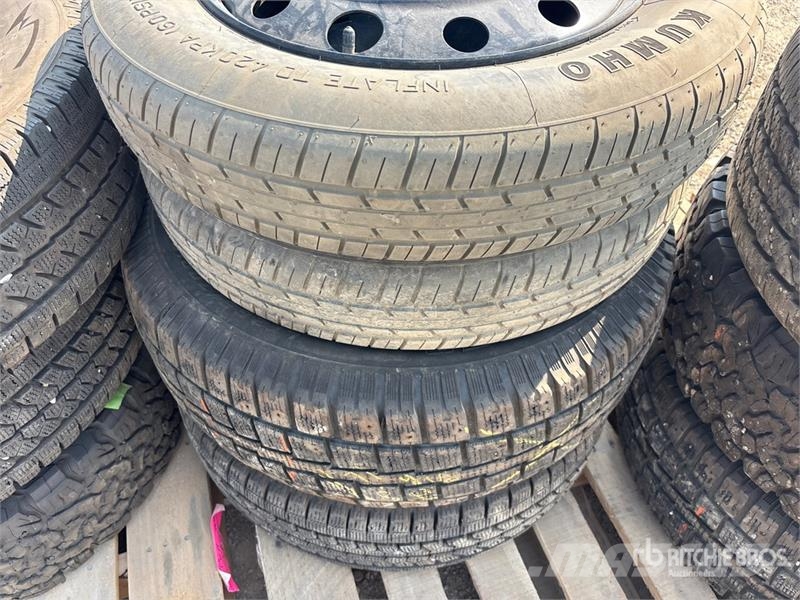 Quantity of (13) Tires Tyres, wheels and rims