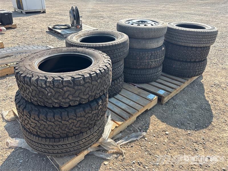 Quantity of (13) Tires Tyres, wheels and rims