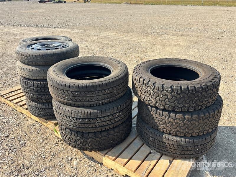 Quantity of (13) Tires Tyres, wheels and rims