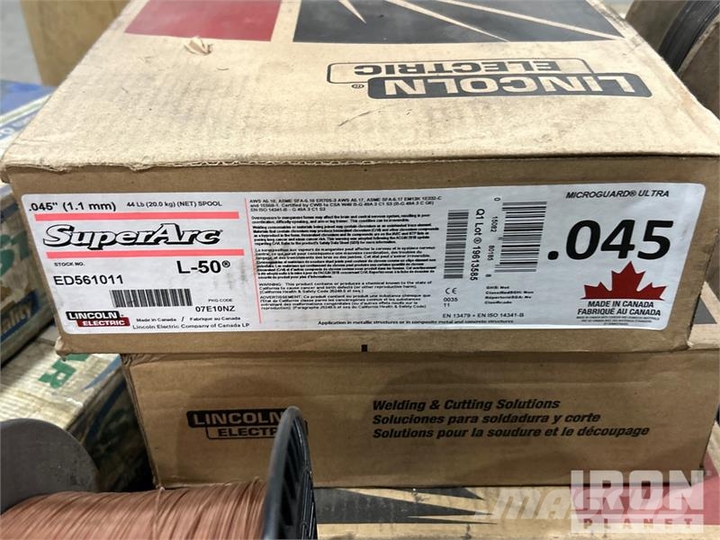 Quantity of (14) Boxes of Welding Wire Sonstige Landmaschinen