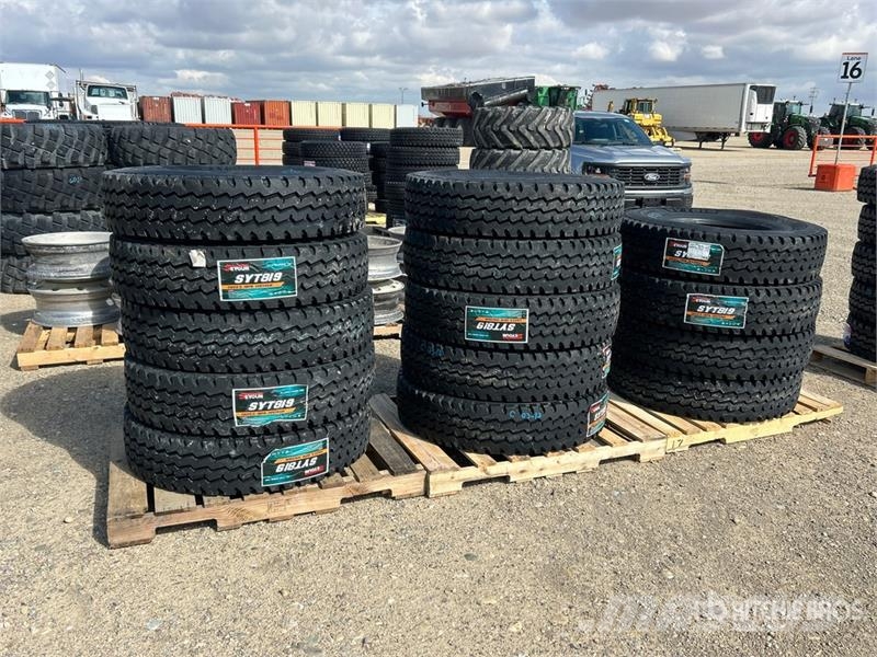 Quantity of (14) Seyoun 11R22.5 Tires (Unused) Gume, kotači i naplatci