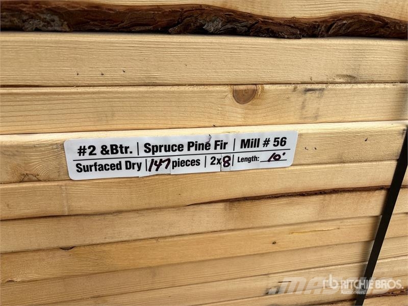 Quantity of (147) 2 x 8 x 10 ft #2 & BTR Lumber Andere Zubehörteile