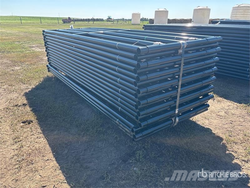 Quantity of (16) BYT MRG120 12 ft x 4 ft Steel He Andre staldmaskiner