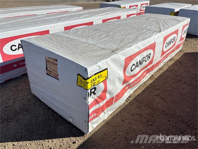  Quantity of (160) 2 x 6 x 12 Douglas Fir #3 Lumber Kiti naudoti statybos komponentai