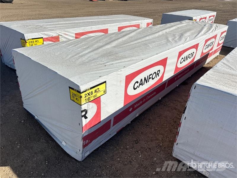 Quantity of (160) 2 x 6 x 16 Douglas Fir #3 Lumber Kiti naudoti statybos komponentai