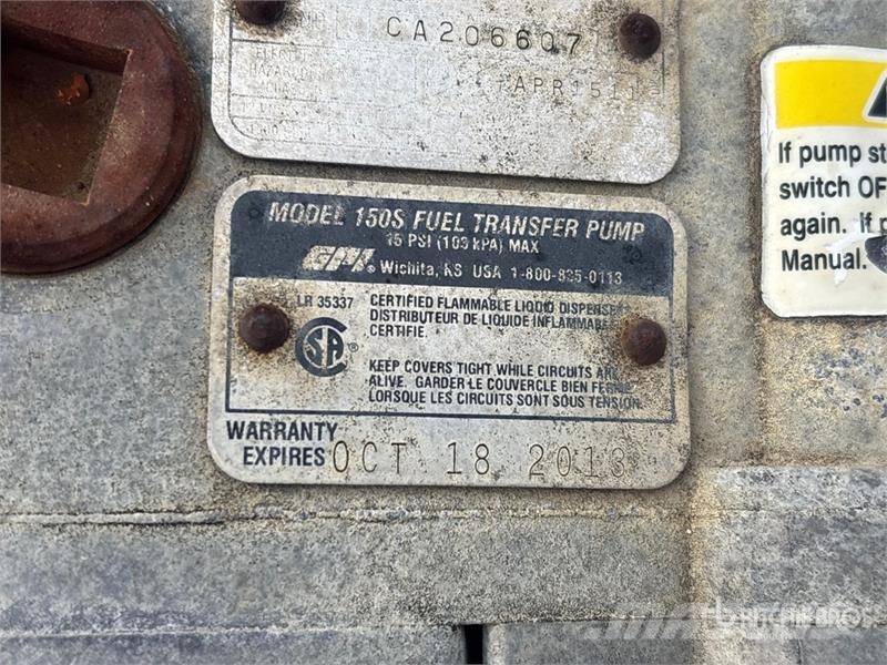 Quantity of (2) 100 gal Steel Diesel Fuel Tank Fuel and additive tanks