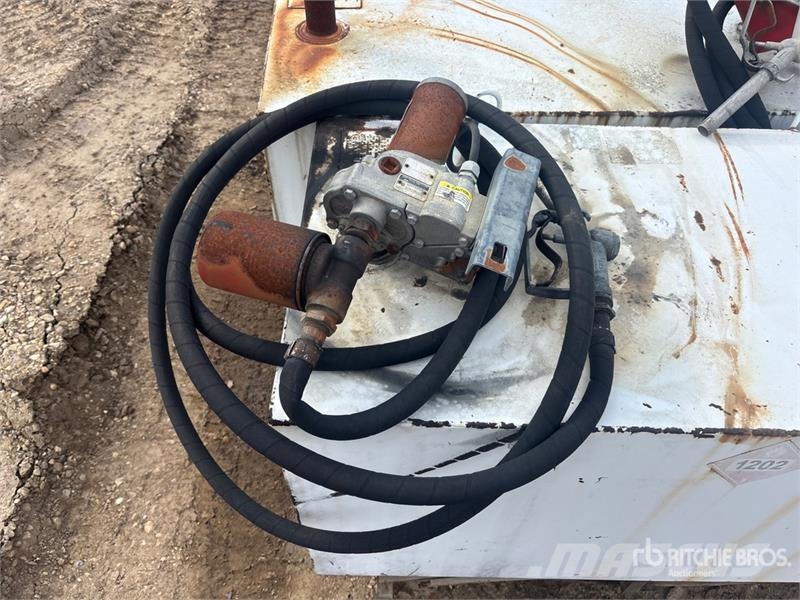  Quantity of (2) 100 gal Steel Diesel Fuel Tank Fuel and additive tanks