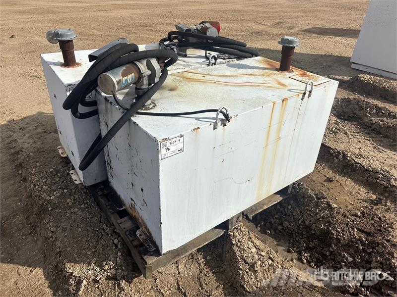  Quantity of (2) 100 gal Steel Diesel Fuel Tank Fuel and additive tanks