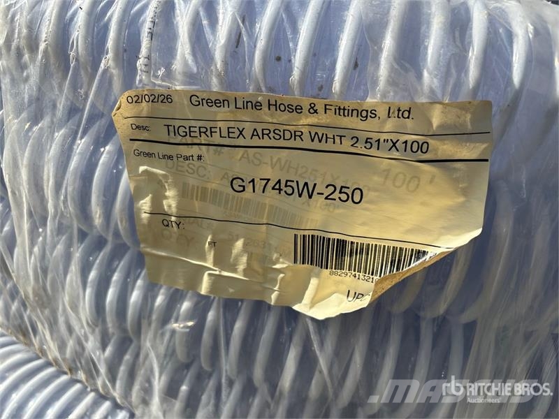  Quantity of (2) 2.5 in Air Drill Hose (Unused) ماكينات زراعية - غير ذلك
