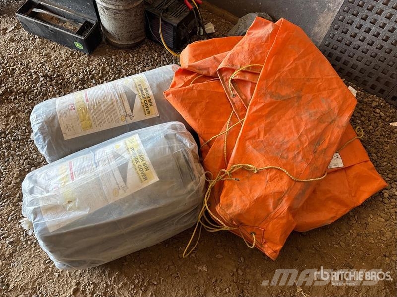  Quantity of (2) 29 ft Grain Bin Storage Cover (Unu مكونات أخرى