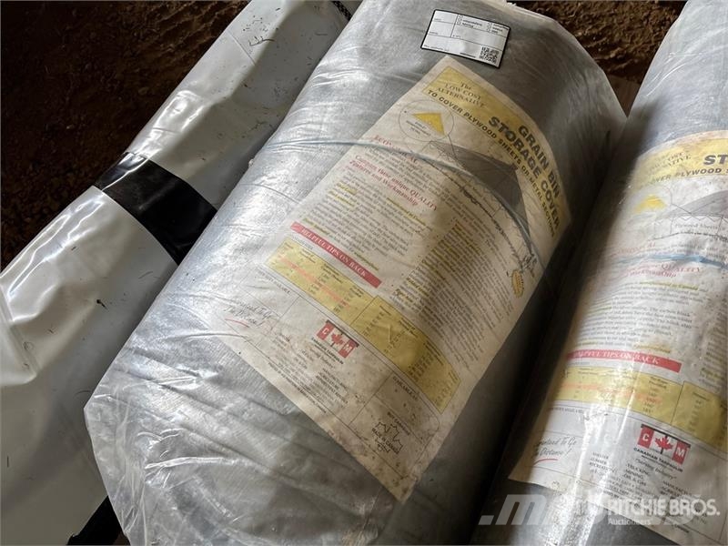 Quantity of (2) 29 ft Grain Bin Storage Cover Andre komponenter