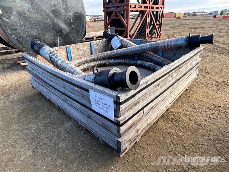 Quantity of (2) 4 in x 29 ft Cooper State Rubber S Andre komponenter