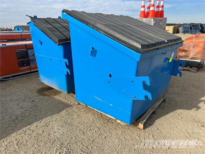 Quantity of (2) 4 Yard Bins (46in x 58in) مكونات أخرى