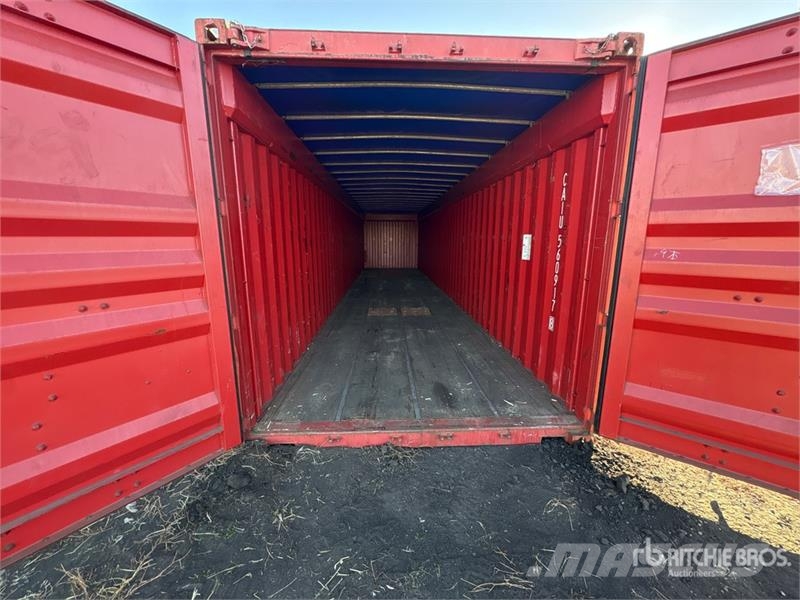 Quantity Of (2) 40 ft Open Top Storage Container Opslag containers